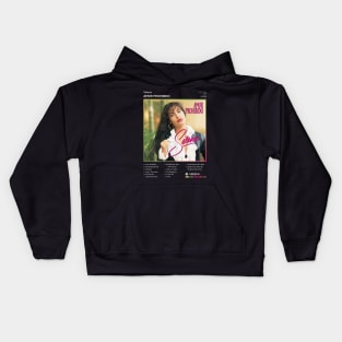 Selena - Amor Prohibido Tracklist Album Kids Hoodie